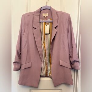 NWT Skies Are Blue Boyfriend Open Blazer | XL | Light Purple